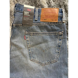 Levi's Men's 501 PREMIUM BIG "E" ORIGINAL 38x30 Blue NWT (PC9- 0501-3710)